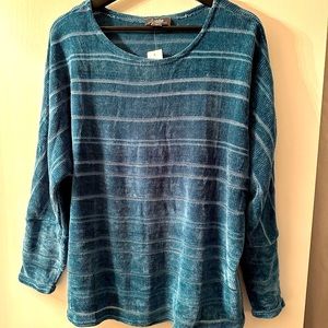 Loose Tunic Blouse Lightweight Pullover 
knit Velvety-Smooth, long Sleeves, L/2X